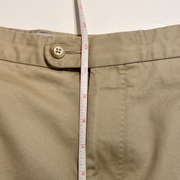 Peter Millar Khaki Shorts Mens Size 38 Beige Performance Golf Activewear Chino - Picture 5 of 9